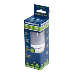 BEC LED HEINNER CANDLE 4W HLB-C4WE143K