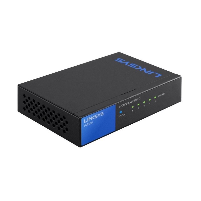 LINKSYS 5-PORT GIGABIT SWITCH LGS105-EU LINKSYS 5-PORT GIGABIT SWITCH LGS105-EU
