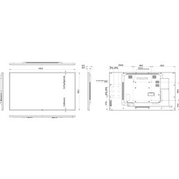 Ecran profesional Philips D-Line 65"
