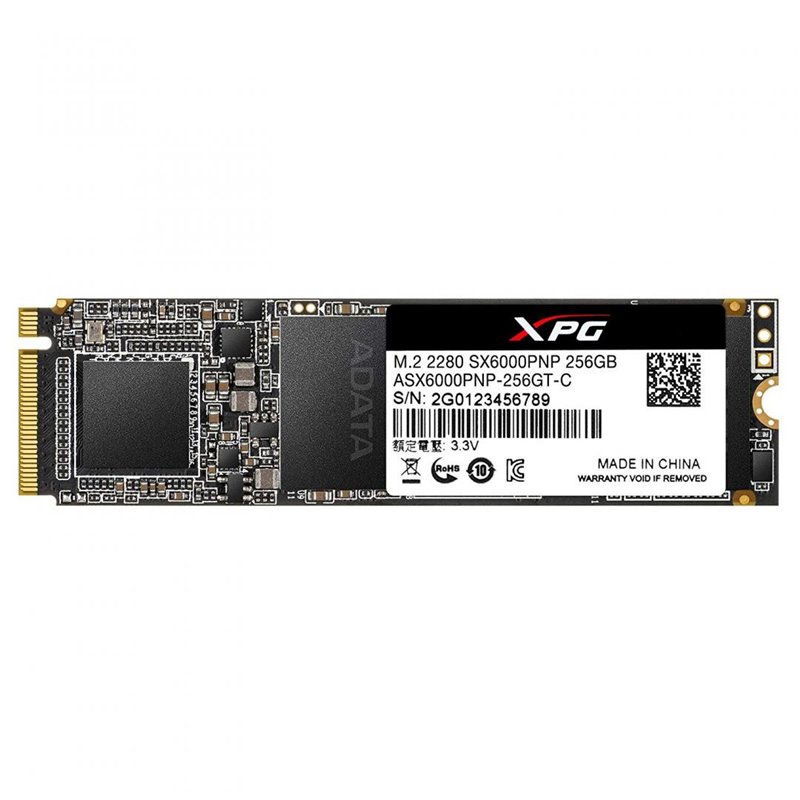 AA SSD 256GB M.2 PCIe XPG SX6000PNP AA SSD 256GB M.2 PCIe XPG SX6000PNP