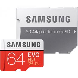 MICROSDXC EVO 64GB CL10 UHS1 W/ AD SM