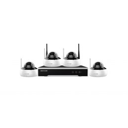 KIT 4CAMERE DOME+1NVR+1HDD WIFI 4MP