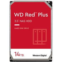 HDD NAS WD Red Plus (3.5'', 14TB, 512MB, 7200 RPM, SATA 6 Gb/s)