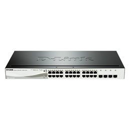 DLINK SW 20P-GB 4CMB 12P-POE SMART RM