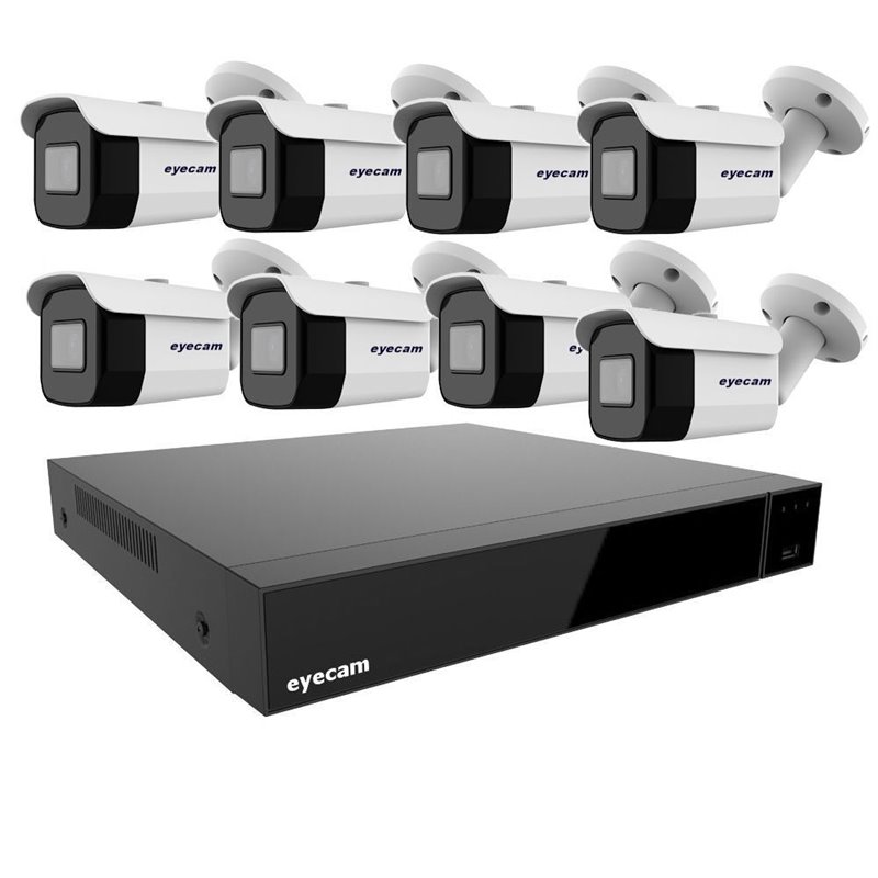 Sistem Supraveghere Video 8 Camere Exterior 5MP 3.6mm 30M