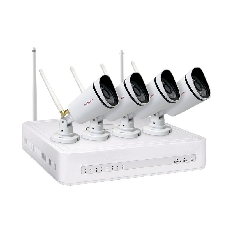 Foscam FN3104W-B4 Sistem Supraveghere IP Wireless 4 Camere HD 720P Foscam FN3104W-B4 Sistem Supraveghere IP Wireless 4 Camere HD 720P