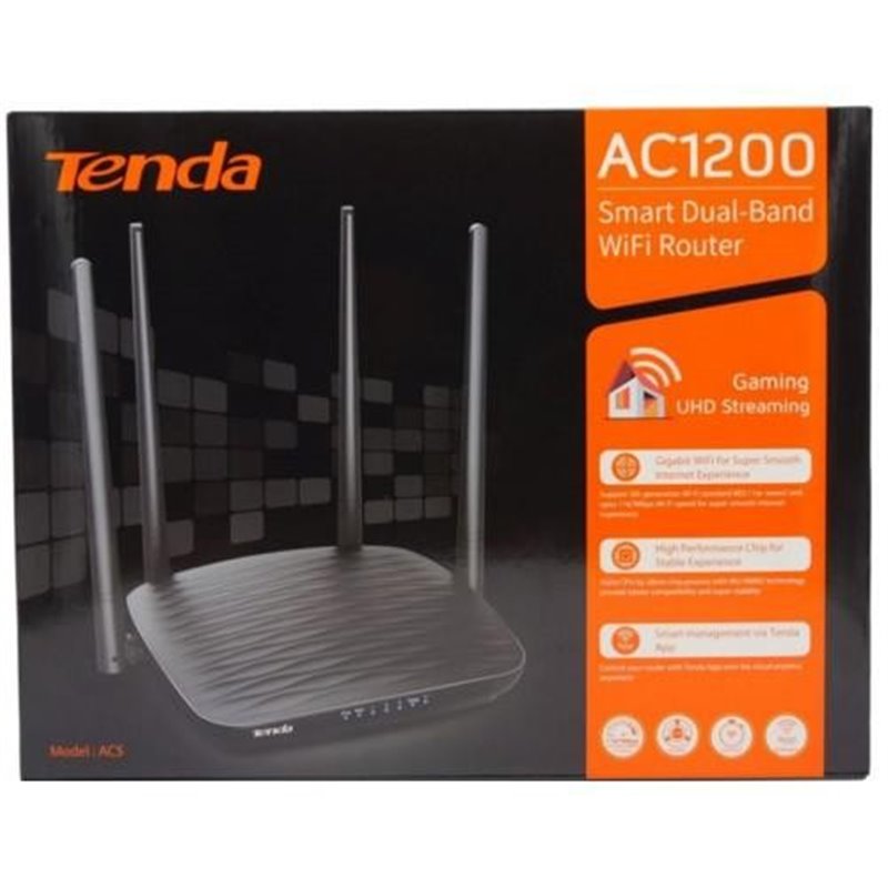 ROUTER WIRELESS AC1200 DUAL-B TENDA AC5 ROUTER WIRELESS AC1200 DUAL-B TENDA AC5