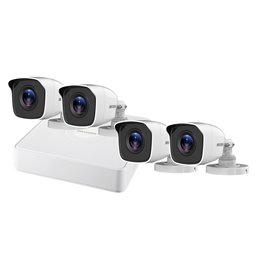 KIT 4CAMERE IP BULLET+1NVR+1HDD+4ALIM