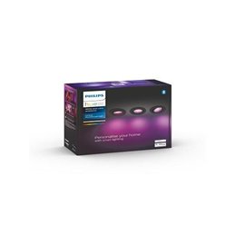 Pachet 3 spoturi incastrate LED RGB inte