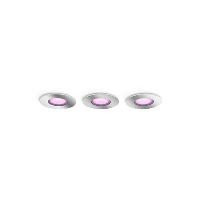 Xamento Hue recessed chrome 3x5.7W Xamento Hue recessed chrome 3x5.7W