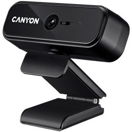 CANYON C2N 1080P full HD 2.0Mega fixed focus webcam with USB2.0 connector, 360 degree rotary view scope, built in MIC, Resolutio
