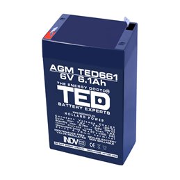 Acumulator AGM TED661F1 6V 6.1Ah