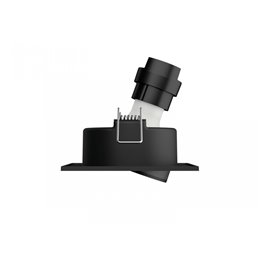 Milliskin Hue recessed S. aluminium 1x5W