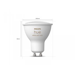 Philips HueWCA 4.3W GU10 3set sw EUR