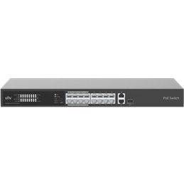 Switch 16 porturi PoE, 1 port Gigaethernet, 1 port Combo - UNV NSW2020-16T1GT1GC-POE-IN