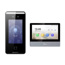 Kit videinterfon IP, detectie faciala - Hikvision DS-KIS901-P