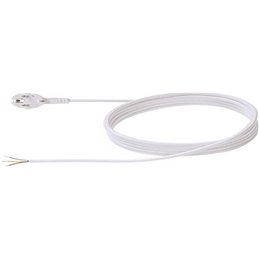 Cordon alimentare H05VV-F 3G1, 3m, Alb