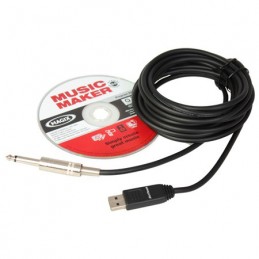 CABLU JACK MONO TO USB 5M +...