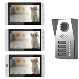Videointerfon color 7" 3 familii Tongwei DP-705R