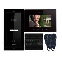 Videointerfon Electra Smart+ 7” pentru o familie montaj incastrat - negru