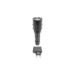 Lanterna metalica led cu acumulator litiu L18650
