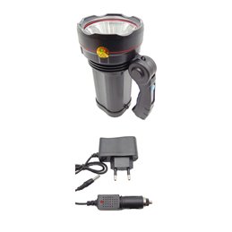Lanterna metalica led 2 acumulatori litiu L18650 7000mA