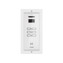 Panou video smart exterior Electra 3 familii montaj incastrat alb