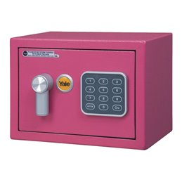 Seif standard mini cu cifru Yale YSV/170/DB1/P - roz
