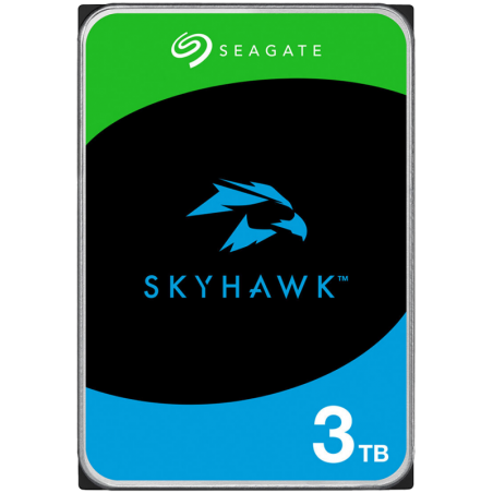 HDD Video Surveillance SEAGATE SkyHawk 3TB CMR (3.5", 256MB, SATA 6Gbps, RV Sensors, Rescue Data Recovery Services 3 ani, 180TB/