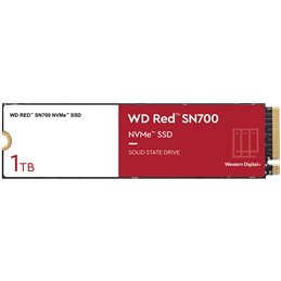 SSD NAS WD Red SN700 1TB M.2 2280-S3-M PCIe Gen3 x4 NVMe, Read/Write: 3430/3000 MBps, IOPS 515K/560K, TBW: 2000