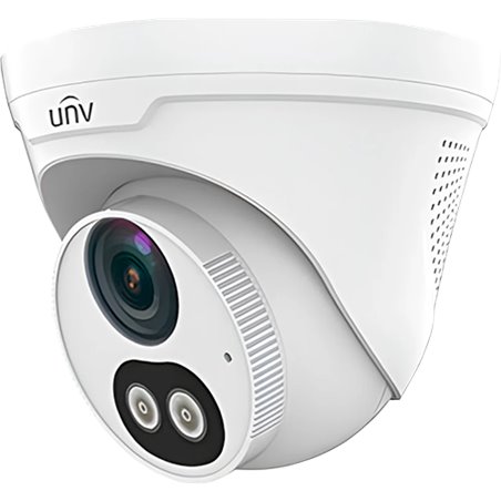 Camera IP 2MP, Lumina alba si Smart IR 30M, lentila 2.8mm, Microfon si Speaker integrat - UNV IPC3612LE-ADF28KC-WL