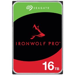 HDD NAS SEAGATE IronWolf Pro 16TB CMR 3.5", 256MB, SATA 6Gbps, 7200RPM, RV Sensors, Rescue Data Recovery Services 3 ani, TBW: 55