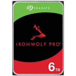 HDD NAS SEAGATE IronWolf Pro 6TB CMR 3.5", 256MB, SATA 6Gbps, 7200RPM, RV Sensors, Rescue Data Recovery Services 3 ani, TBW: 550