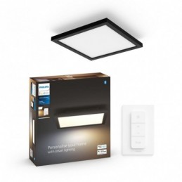 AURELLE HUE PANEL SQ BLACK 19W