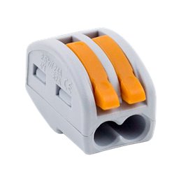 Conector derivatie tip WAGO 2 fire (10 buc.) W-412