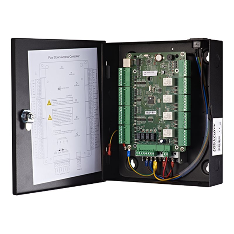 Centrala de control acces pentru 4 usi unidirectionale, conexiune TCP/IP -HIKVISION DS-K2804 Centrala de control acces pentru 4 usi unidirectionale, conexiune TCP/IP -HIKVISION DS-K2804