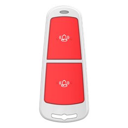 Buton de panica, 2 canale, Wireless - HIKVISION DS-PD1-EB-WS2