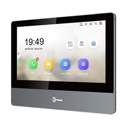 Monitor videointerfon TCP/IP Wireless, Touch Screen IPS-TFT LCD 7inch - HIKVISION DS-KH8350-WTE1
