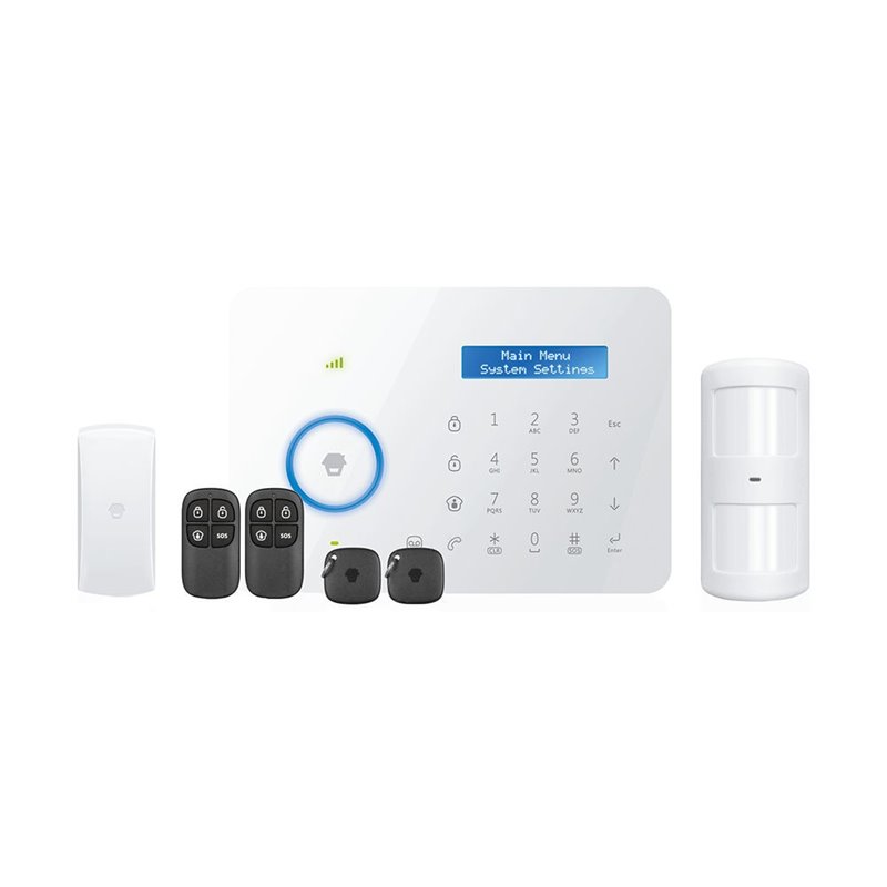 Chuango A11 sistem de alarma wireless PSTN, LCD si cititor de card RFID Chuango A11 sistem de alarma wireless PSTN, LCD si cititor de card RFID