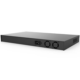 Wireless Management 50AP 24-port GbE PoE.at Switch 410W 4SFP L2 19i (Network Switch, Power cord, 19" rack mount kit, rubber feet