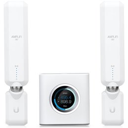 Ubiquiti AmpliFi HD (High-Density) Home Wi-Fi System, with 1x HD Mesh Router + 2x HD Meshpoints, Wi-Fi/Gigabit Ethernet (1) WAN,