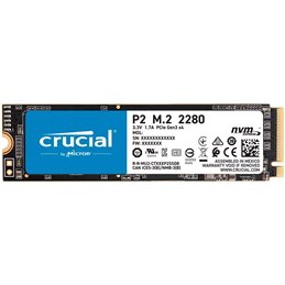 Crucial SSD 1000GB P2 M.2 NVMe PCIEx4 80mm Micron 3D NAND  2300/1150 MB/s, 5yrs, EAN: 649528823472