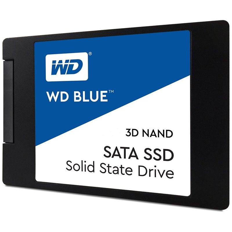 SSD WD Blue (2.5", 250GB, SATA III 6 Gb/s, 3D NAND Read/Write: 550 / 525 MB/sec, Random Read/Write IOPS 95K/81K) SSD WD Blue (2.5", 250GB, SATA III 6 Gb/s, 3D NAND Read/Write: 550 / 525 MB/sec, Random Read/Write IOPS 95K/81K)