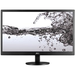 AOC 21.5''(54,6cm) Monitor LED E2270SWN (21.5'', 16:9, 1920x1080, LED, 200 cd/m2, 20.000.000 : 1, 5 ms, 110/75°, VGA, Black, War