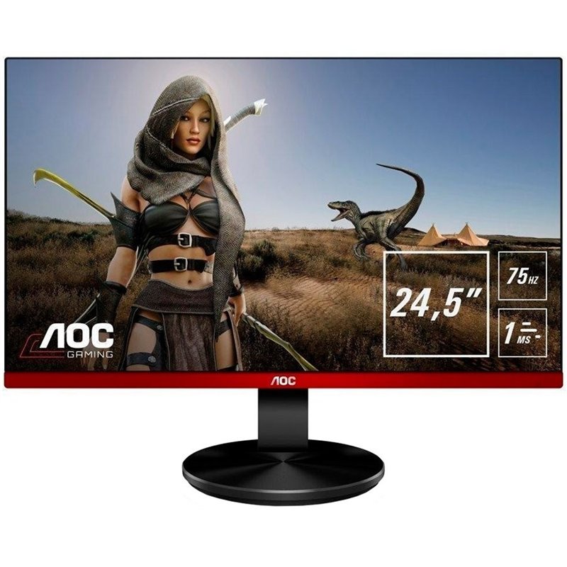 AOC Monitor LED G2590VXQ Gaming (24.5“, 16:9, 1920x1080, TN, 75Hz, 250 cd/m2, 1000:1, 20M:1, 1 ms, 170/160°, VGA, 2xHDMI, DP, Au AOC Monitor LED G2590VXQ Gaming (24.5“, 16:9, 1920x1080, TN, 75Hz, 250 cd/m2, 1000:1, 20M:1, 1 ms, 170/160°, VGA, 2xHDMI, DP, Au