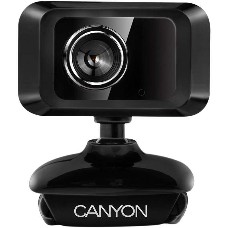 CANYON Enhanced 1.3 Megapixels resolution webcam with USB2.0 connector, viewing angle 40°, cable length 1.25m, Black, 49.9x46.5x CANYON Enhanced 1.3 Megapixels resolution webcam with USB2.0 connector, viewing angle 40°, cable length 1.25m, Black, 49.9x46.5x