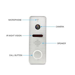 Kit Videointerfon AHD Morningtech HD 7” Slot Card - Alb