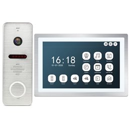 Kit Videointerfon AHD MorningTech HD 10” Slot Card Wifi Tuya App