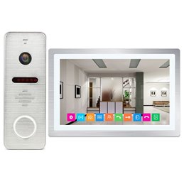 Kit Videointerfon AHD MorningTech 10” HD cu Functie DVR Slot Card