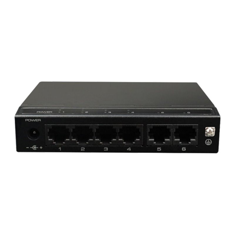 Switch 4 porturi PoE+, 2 porturi uplink - UTEPO SF6P-HM